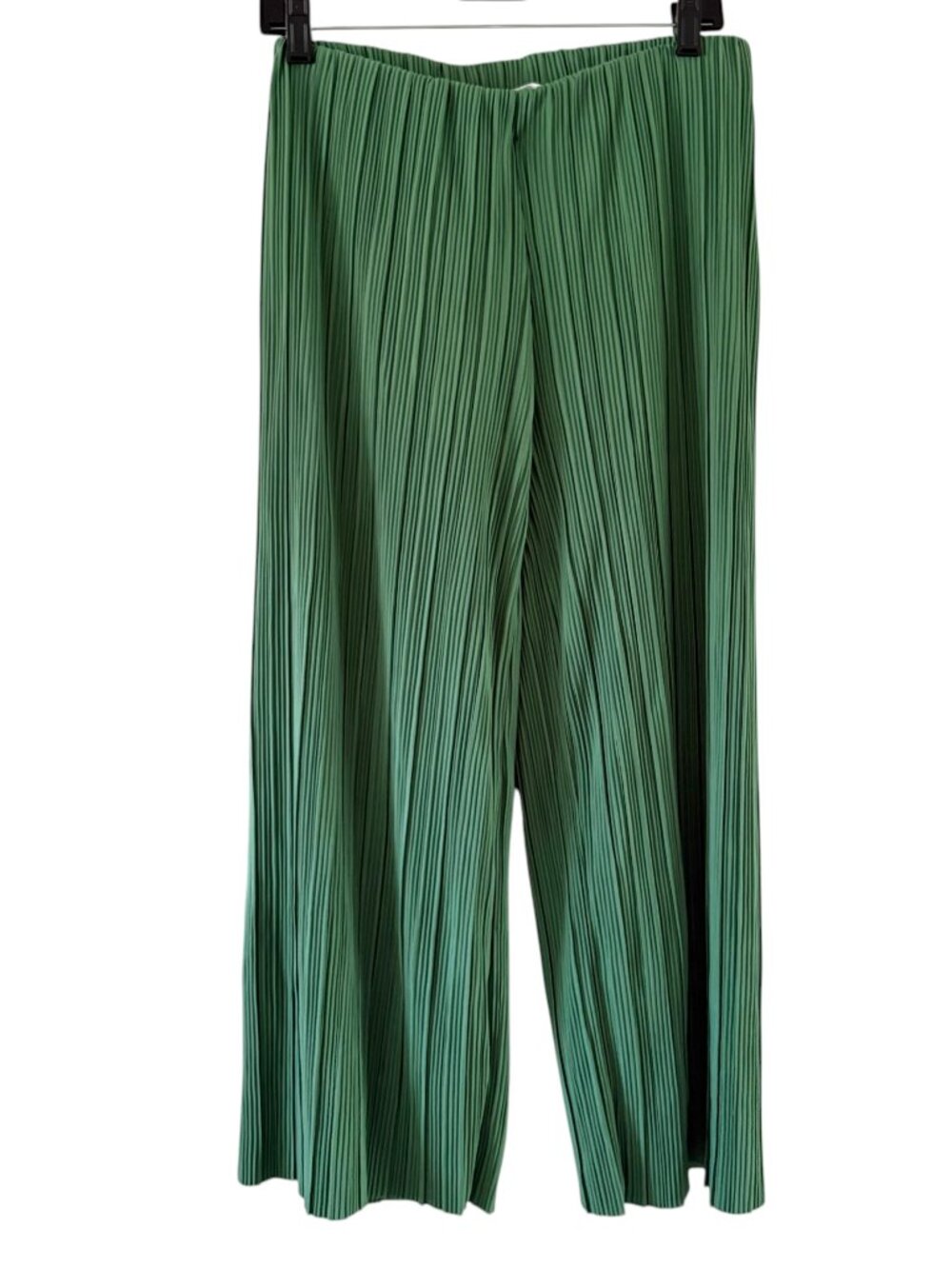 Primark Green Pleated Wide Leg Pants US 8 / EU 40 NWT